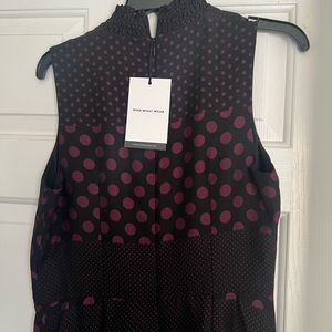 NWT Who What Wear patterned dress size M